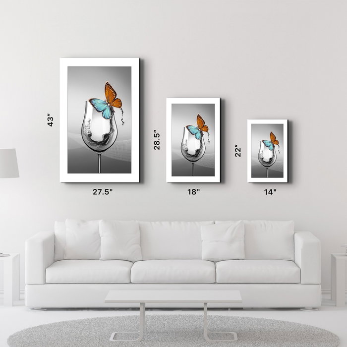 Wallity CAM-1015 Pintura Decorativa de Vidrio Templado 46 x 72 cm Arte de Pared Impresión UV Duradero Elegante